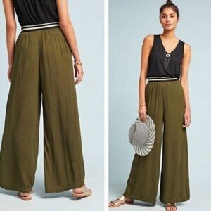 Dolan East Coast Collection Olive Green Wide Leg Pants‎ Large